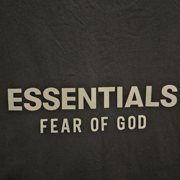 Fear of God Essentials Black Tee - Picture 3 of 7